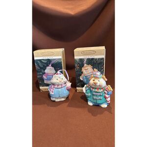 1996 Hallmark Keepsake Ornament Showcase Cookie Jar